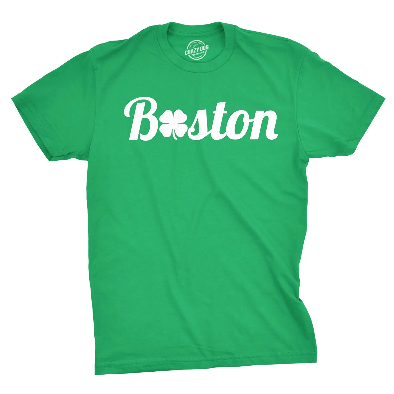 Boston Clover Men's T Shirt sold by Crazy Dog T-Shirts