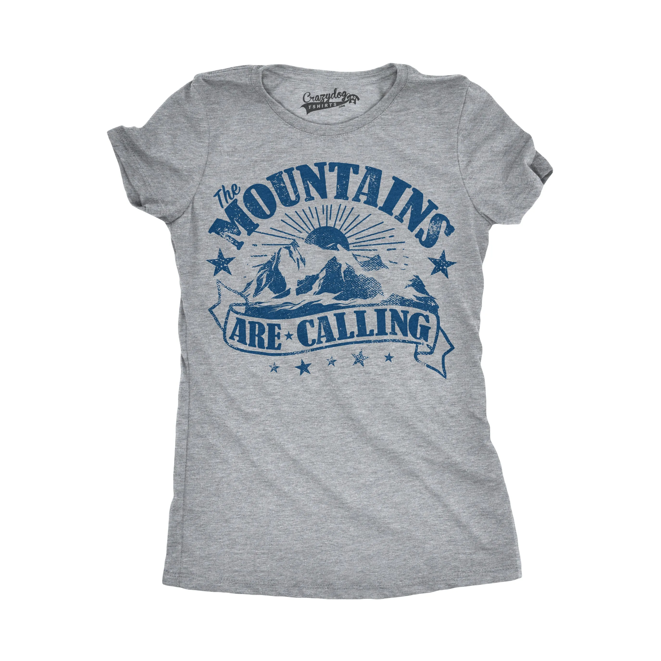 The Mountains Are Calling Women's T Shirt sold by Crazy Dog T-Shirts product image thumbnail 4