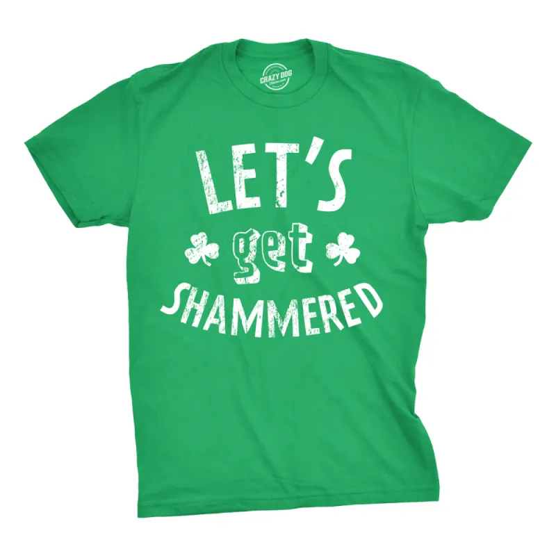Shammered Men's T Shirt sold by Crazy Dog T-Shirts