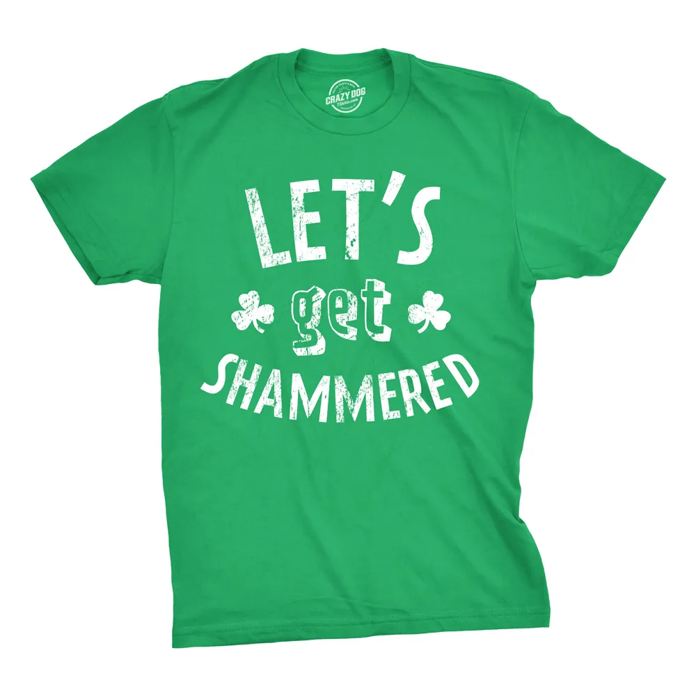Shammered Men's T Shirt sold by Crazy Dog T-Shirts
