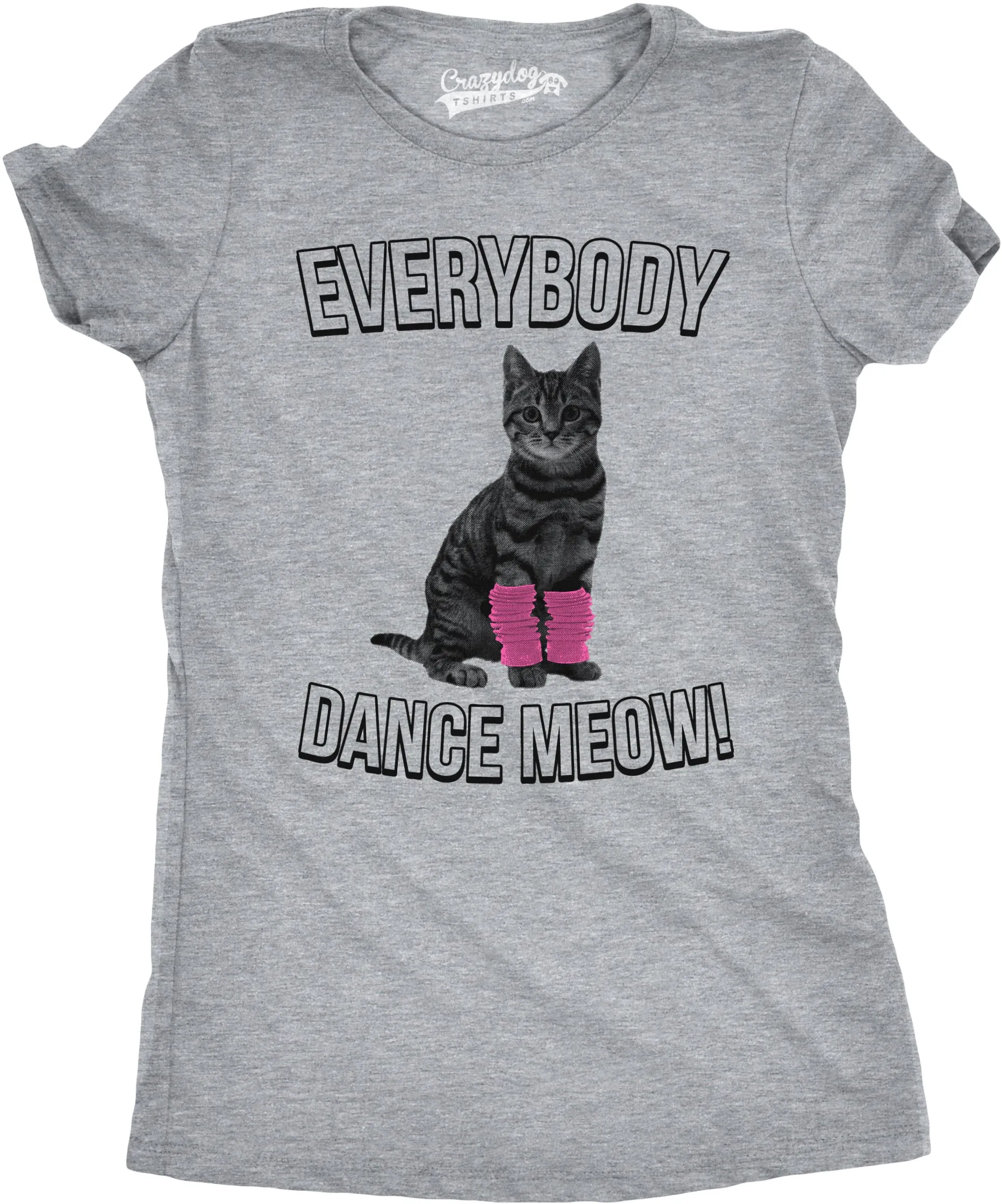 Everybody Dance Meow Women's T Shirt sold by Crazy Dog T-Shirts product image thumbnail 3
