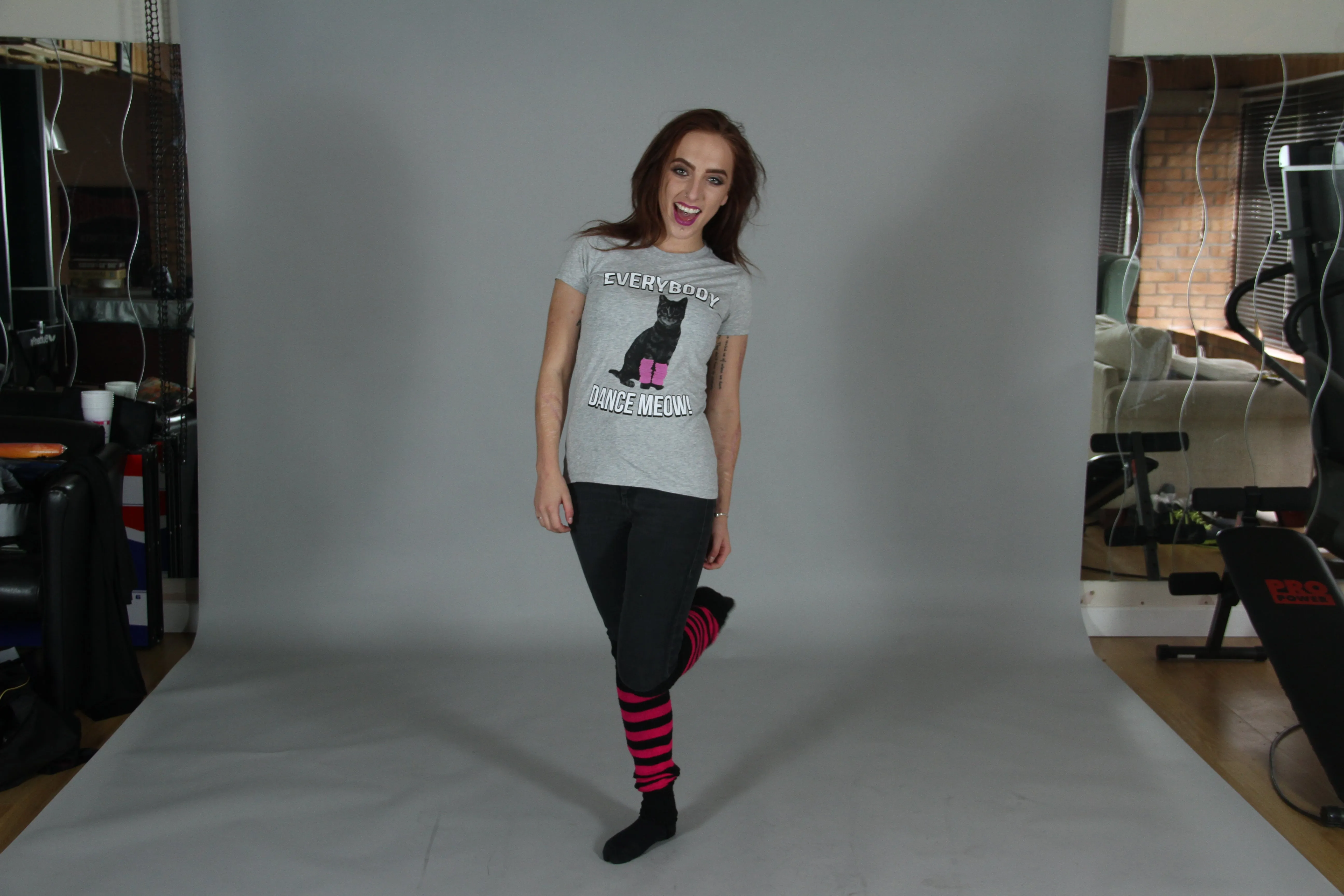 Everybody Dance Meow Women's T Shirt sold by Crazy Dog T-Shirts product image thumbnail 5