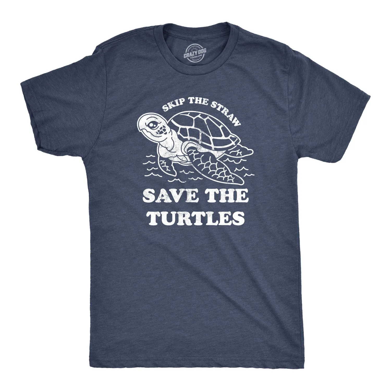 Save The Turtles Men's T Shirt sold by Crazy Dog T-Shirts