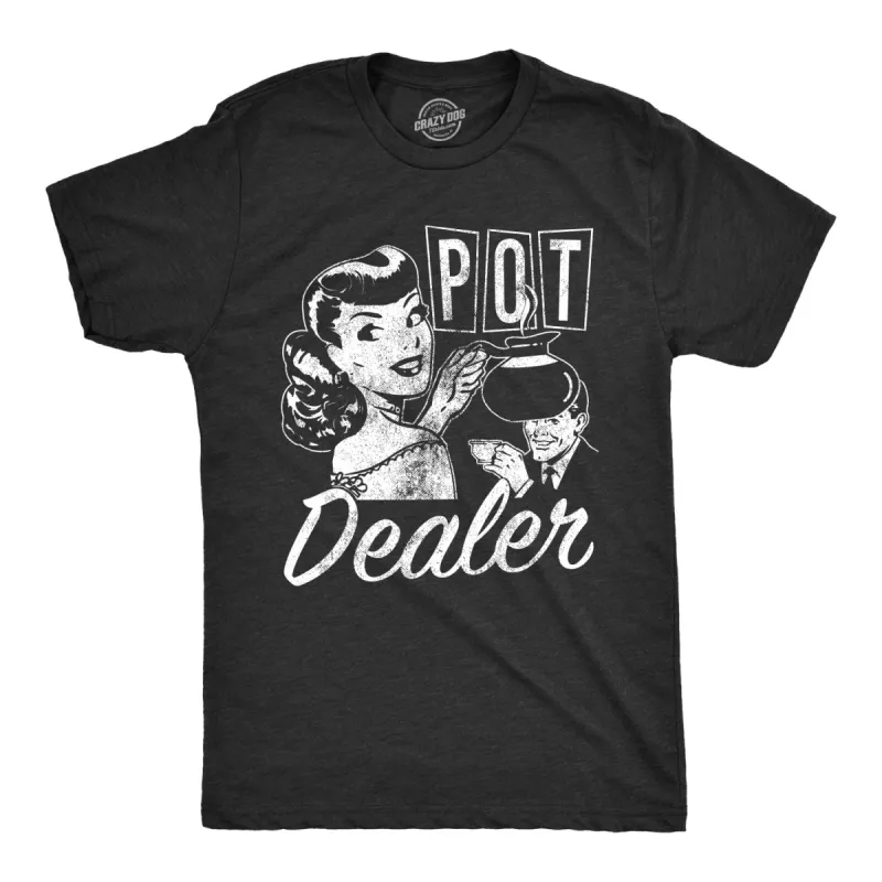 Pot Dealer Men's T Shirt sold by Crazy Dog T-Shirts