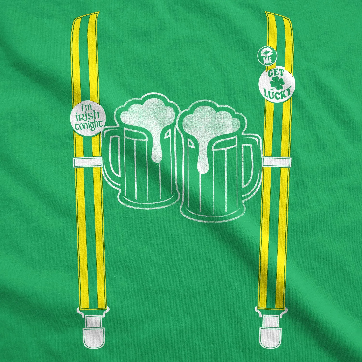 Suspenders Beer Mugs Men's T Shirt sold by Crazy Dog T-Shirts product image thumbnail 2