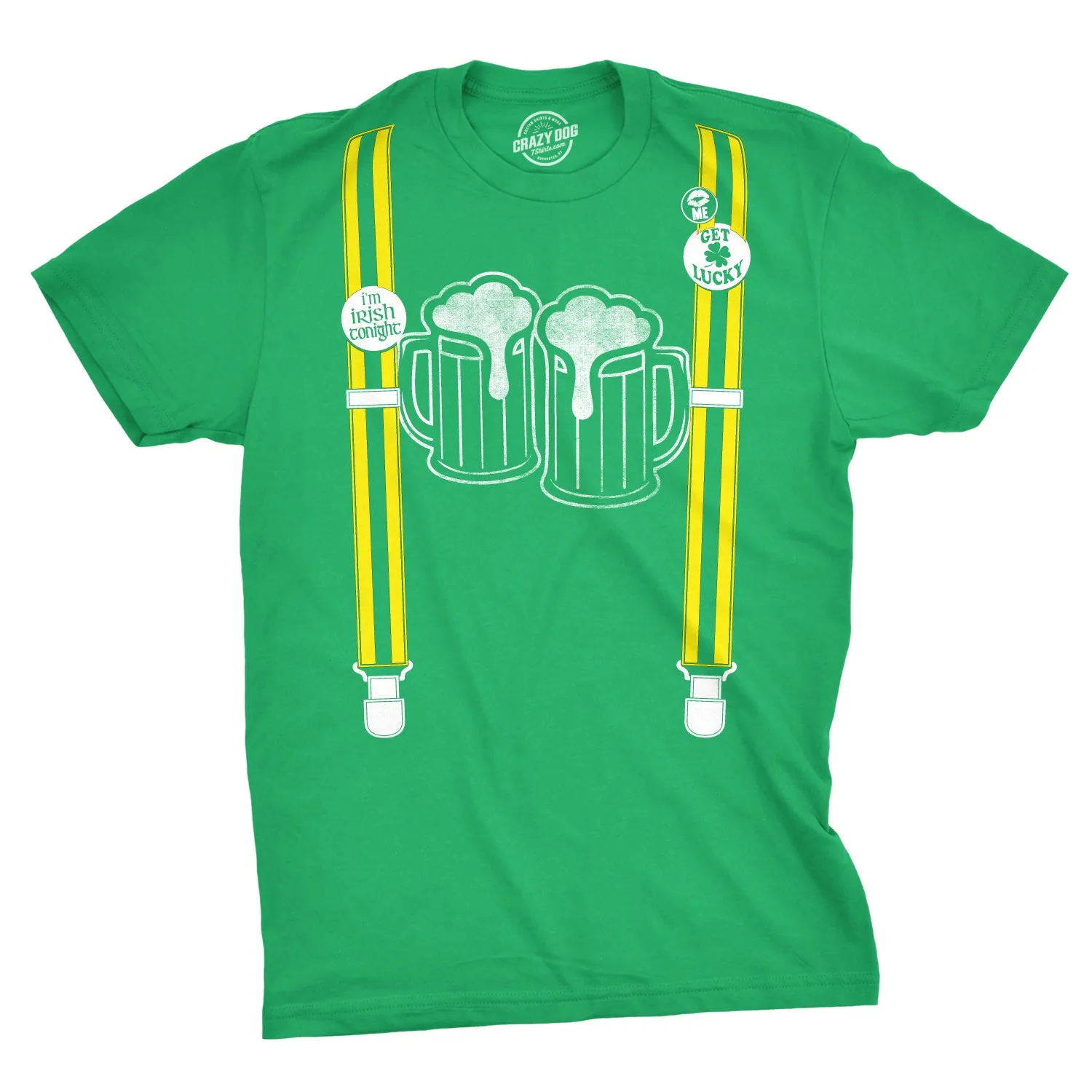 Suspenders Beer Mugs Men's T Shirt sold by Crazy Dog T-Shirts