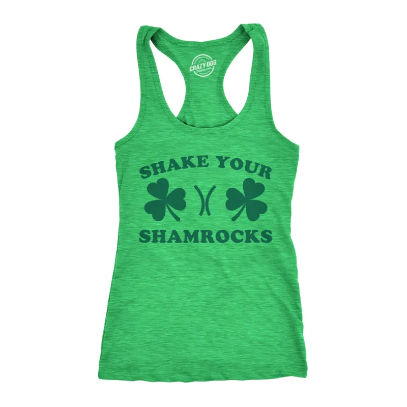 Shake Your Shamrocks Women's Tank Top sold by Crazy Dog T-Shirts