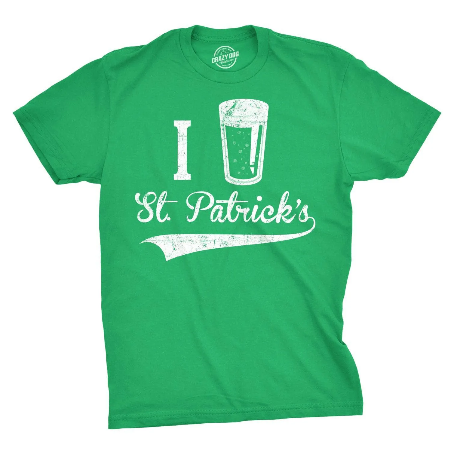 I Beer St. Patrick's Day Men's T Shirt sold by Crazy Dog T-Shirts