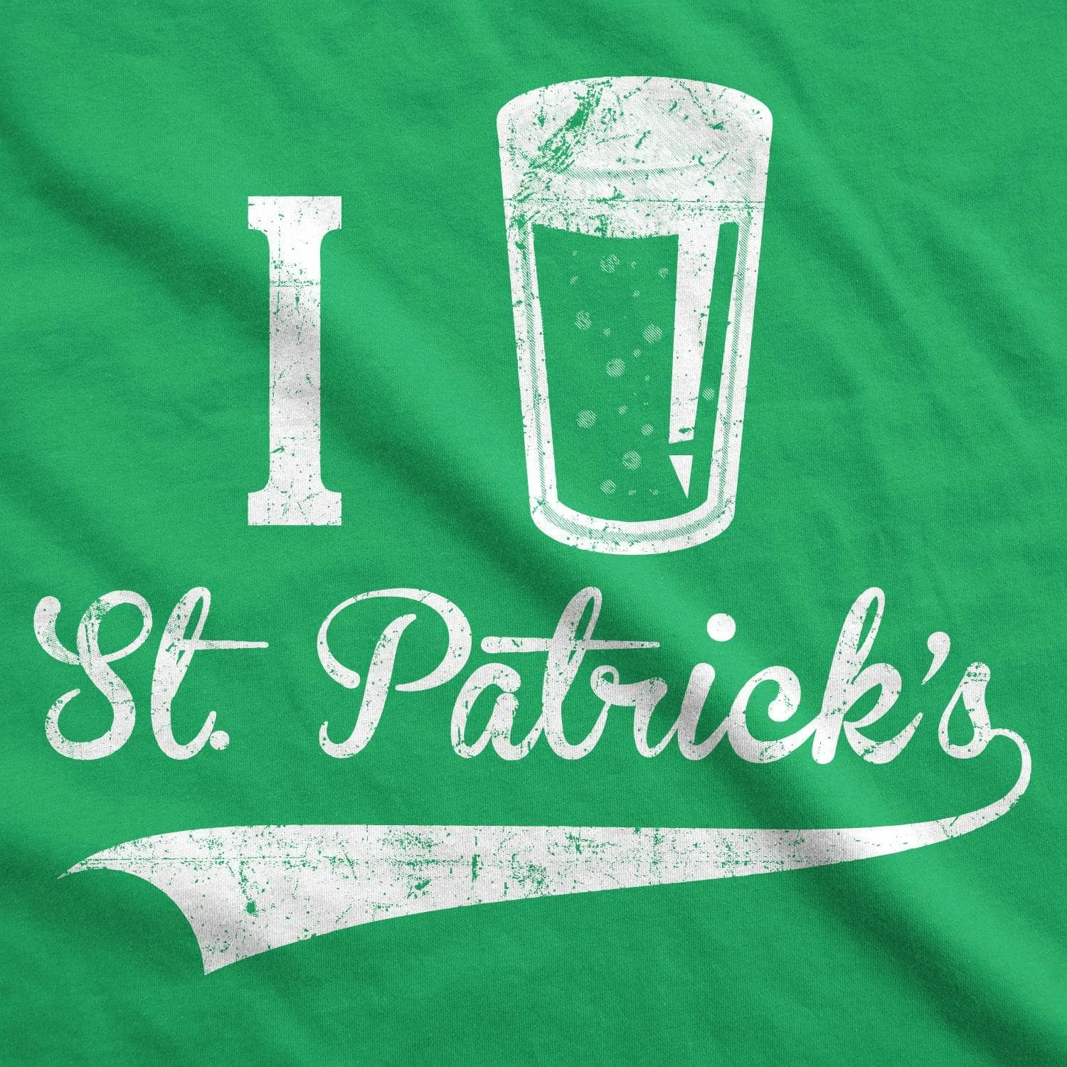 I Beer St. Patrick's Day Men's T Shirt sold by Crazy Dog T-Shirts product image thumbnail 2