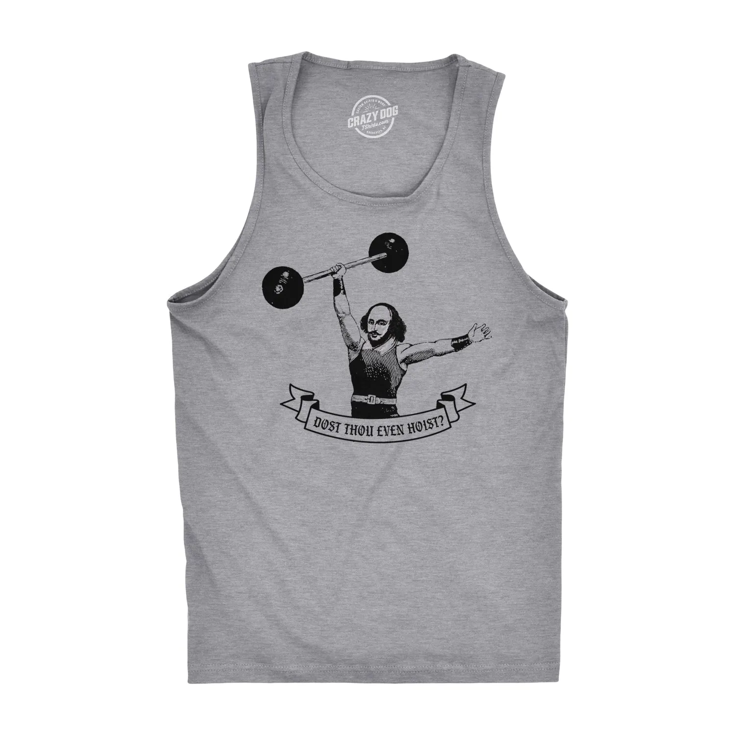 Dost Thou Even Hoist? Men's Tank Top sold by Crazy Dog T-Shirts