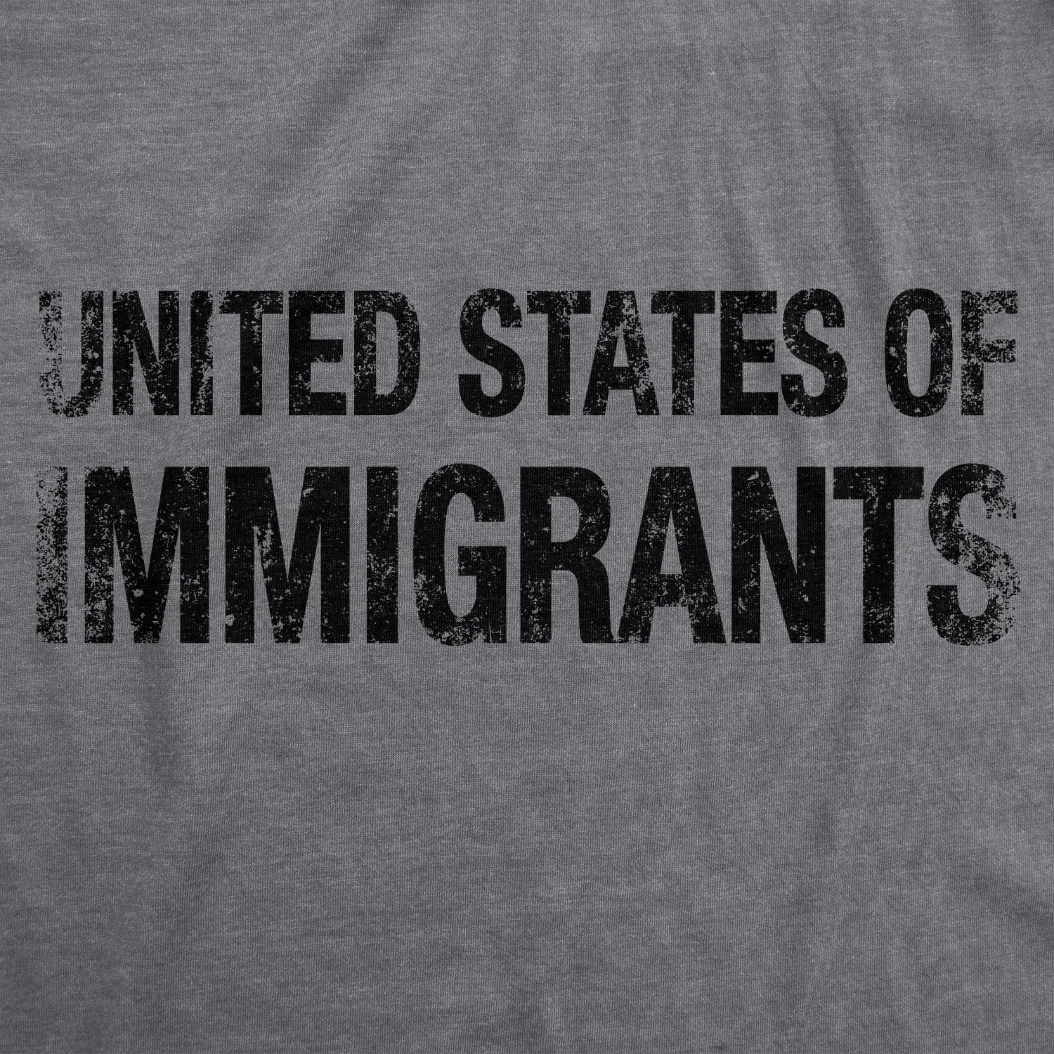 United States of Immigrants Men's T Shirt sold by Crazy Dog T-Shirts product image thumbnail 2