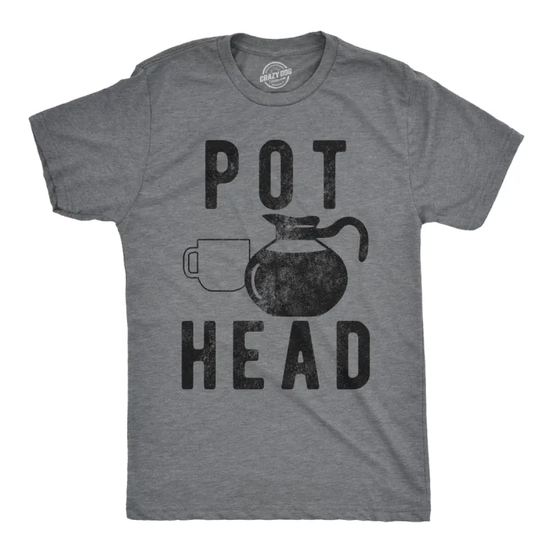 Pot Head Men's T Shirt sold by Crazy Dog T-Shirts