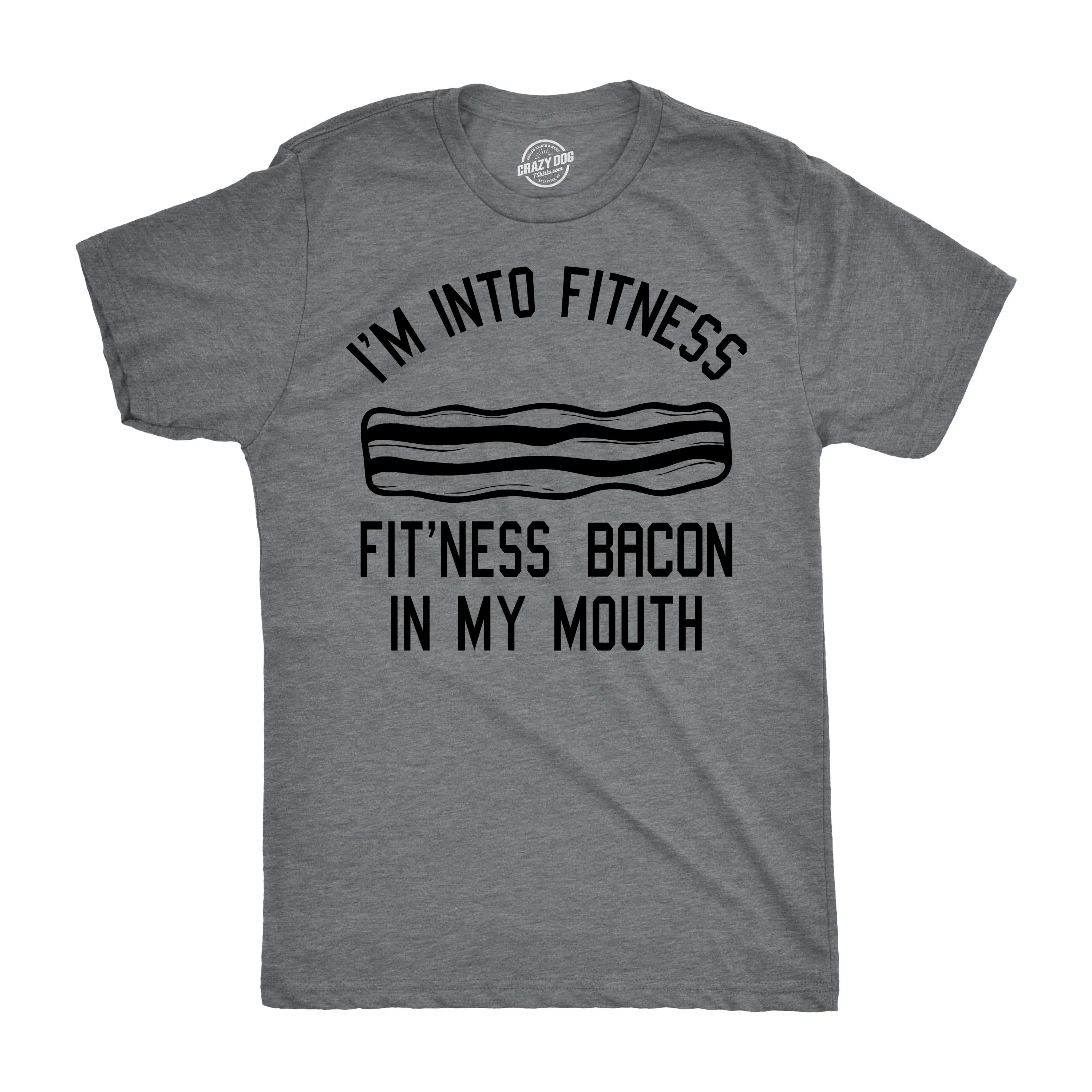 Fitness Bacon In My Mouth Men's T Shirt sold by Crazy Dog T-Shirts