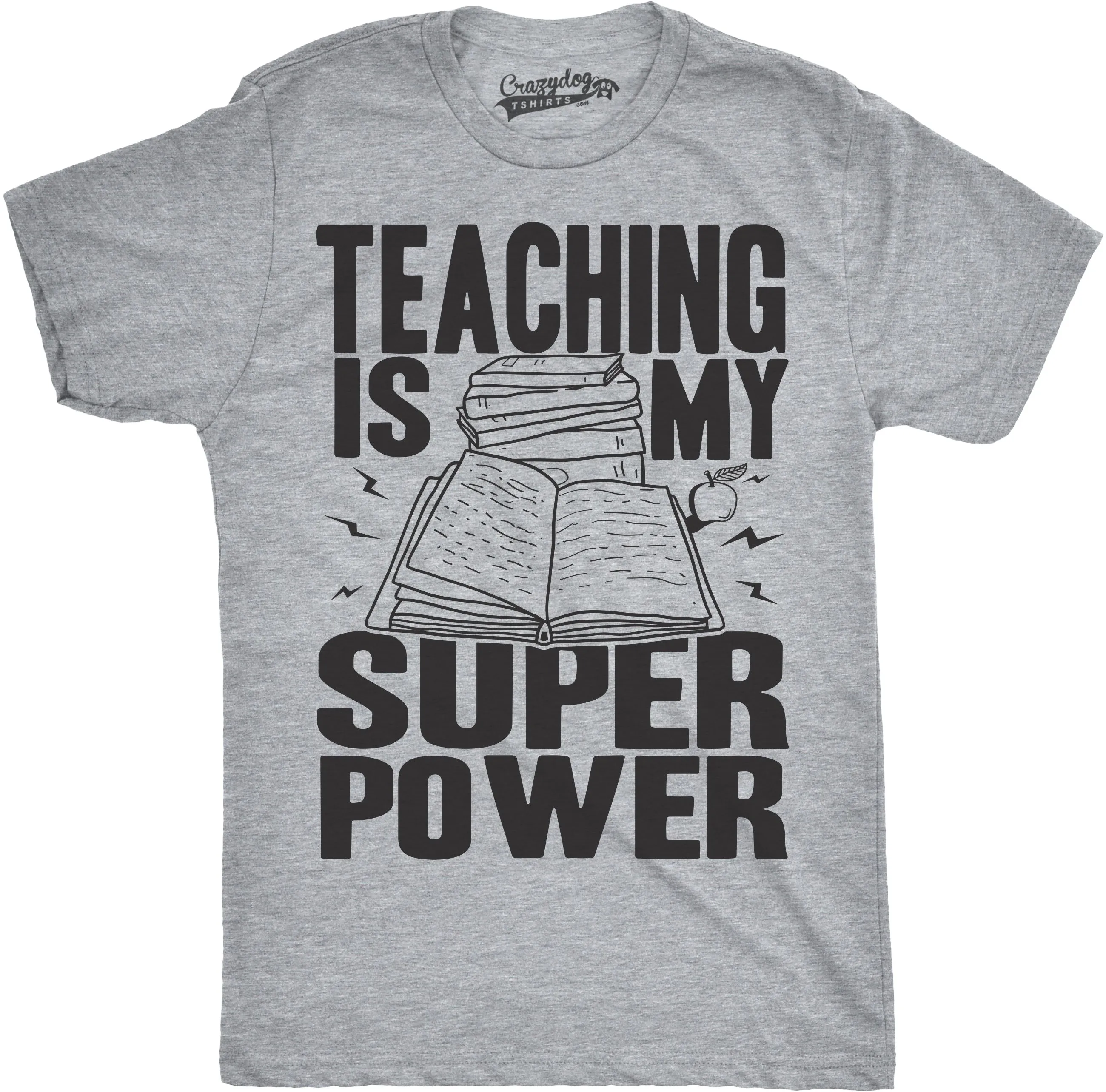 Teaching Is My Superpower Men's T Shirt sold by Crazy Dog T-Shirts product image thumbnail 3