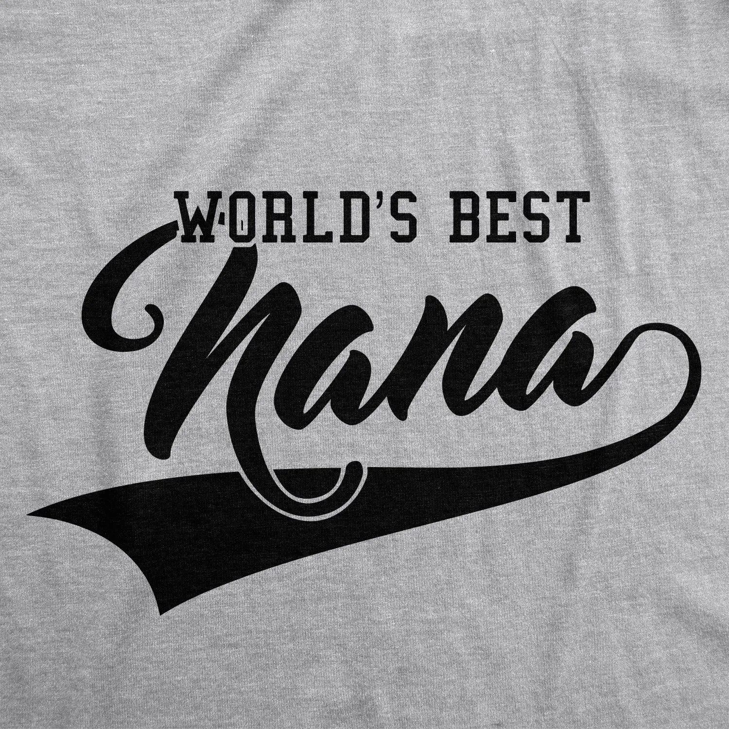 World's Best Nana Women's T Shirt sold by Crazy Dog T-Shirts product image thumbnail 2