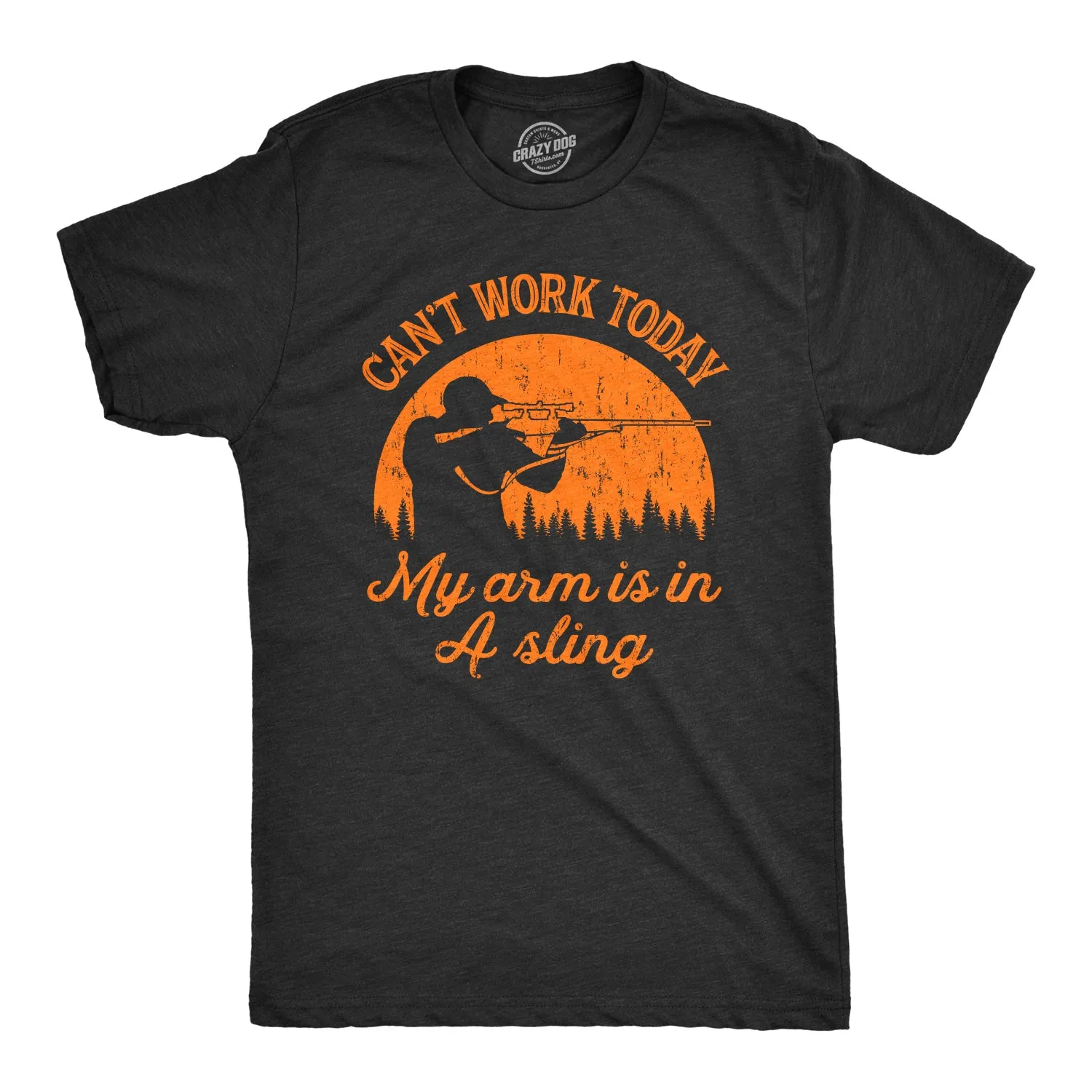 Can't Work Today My Arm Is In A Sling Men's T Shirt sold by Crazy Dog T-Shirts