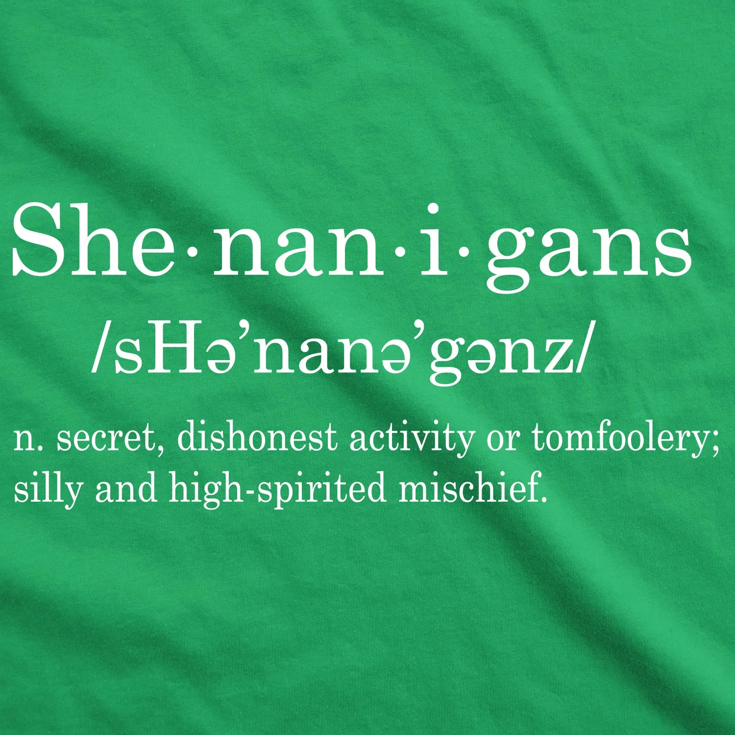 Shenanigans Definition Women's T Shirt sold by Crazy Dog T-Shirts product image thumbnail 2
