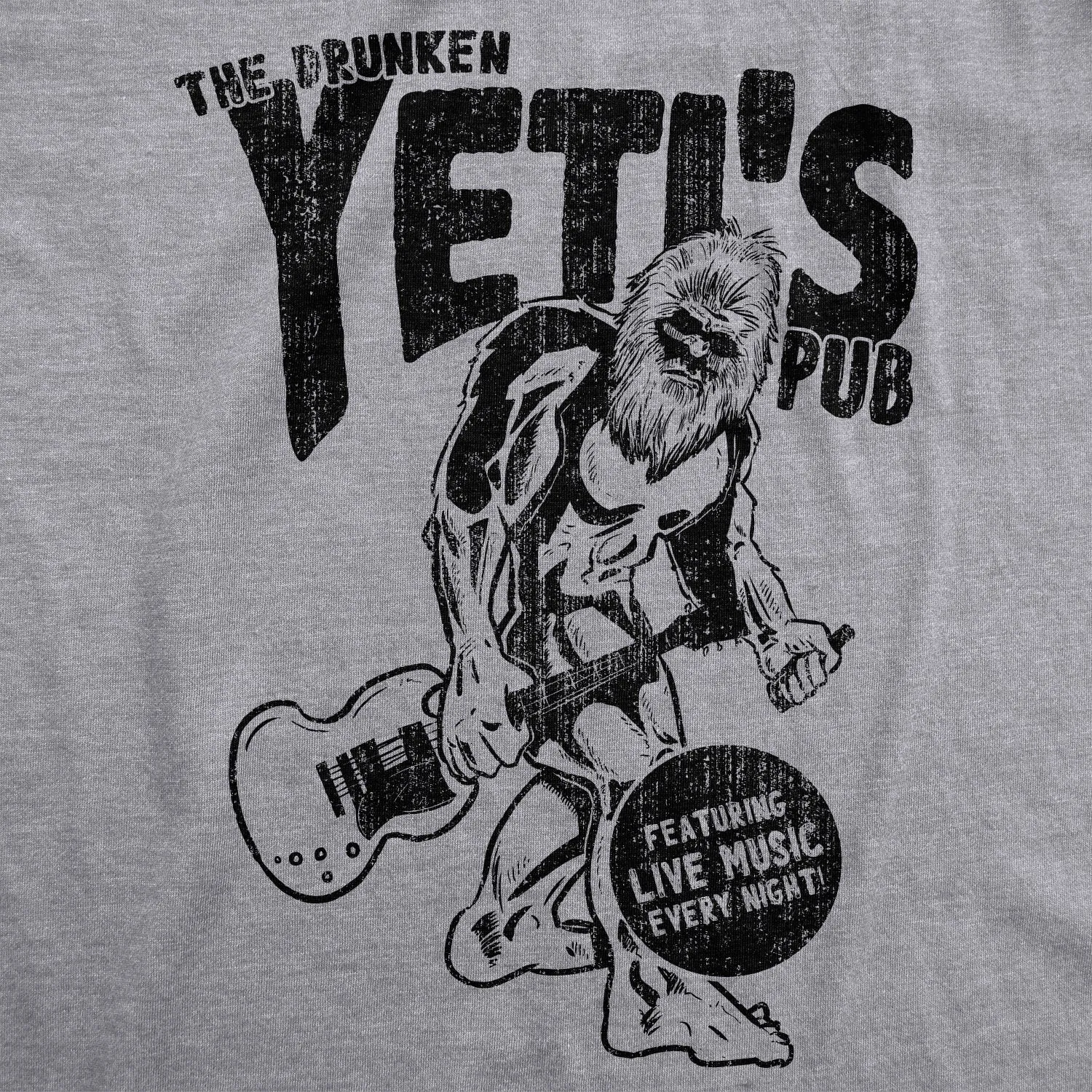 Drunken Yeti Pub Men's T Shirt sold by Crazy Dog T-Shirts product image thumbnail 2
