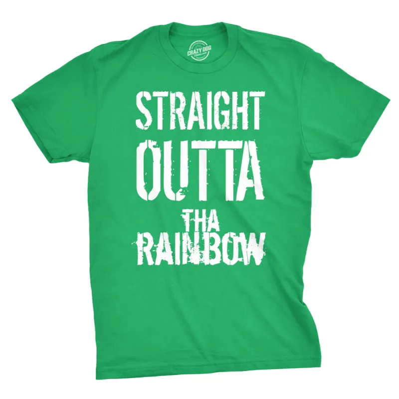 Straight Outta The Rainbow Men's T Shirt sold by Crazy Dog T-Shirts