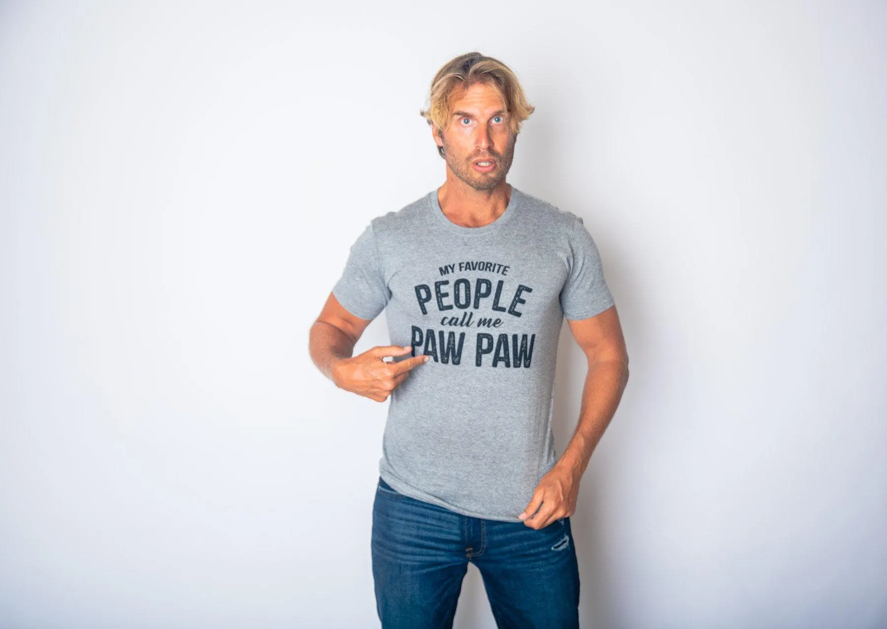 My Favorite People Call Me Paw Paw Men's T Shirt sold by Crazy Dog T-Shirts product image thumbnail 2