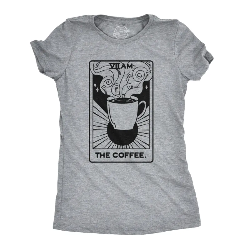 Coffee Tarot Card Women's T Shirt sold by Crazy Dog T-Shirts
