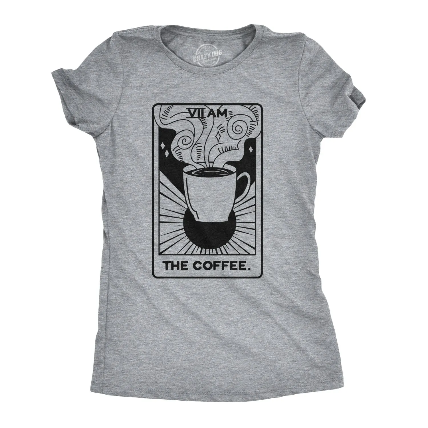 Coffee Tarot Card Women's T Shirt sold by Crazy Dog T-Shirts
