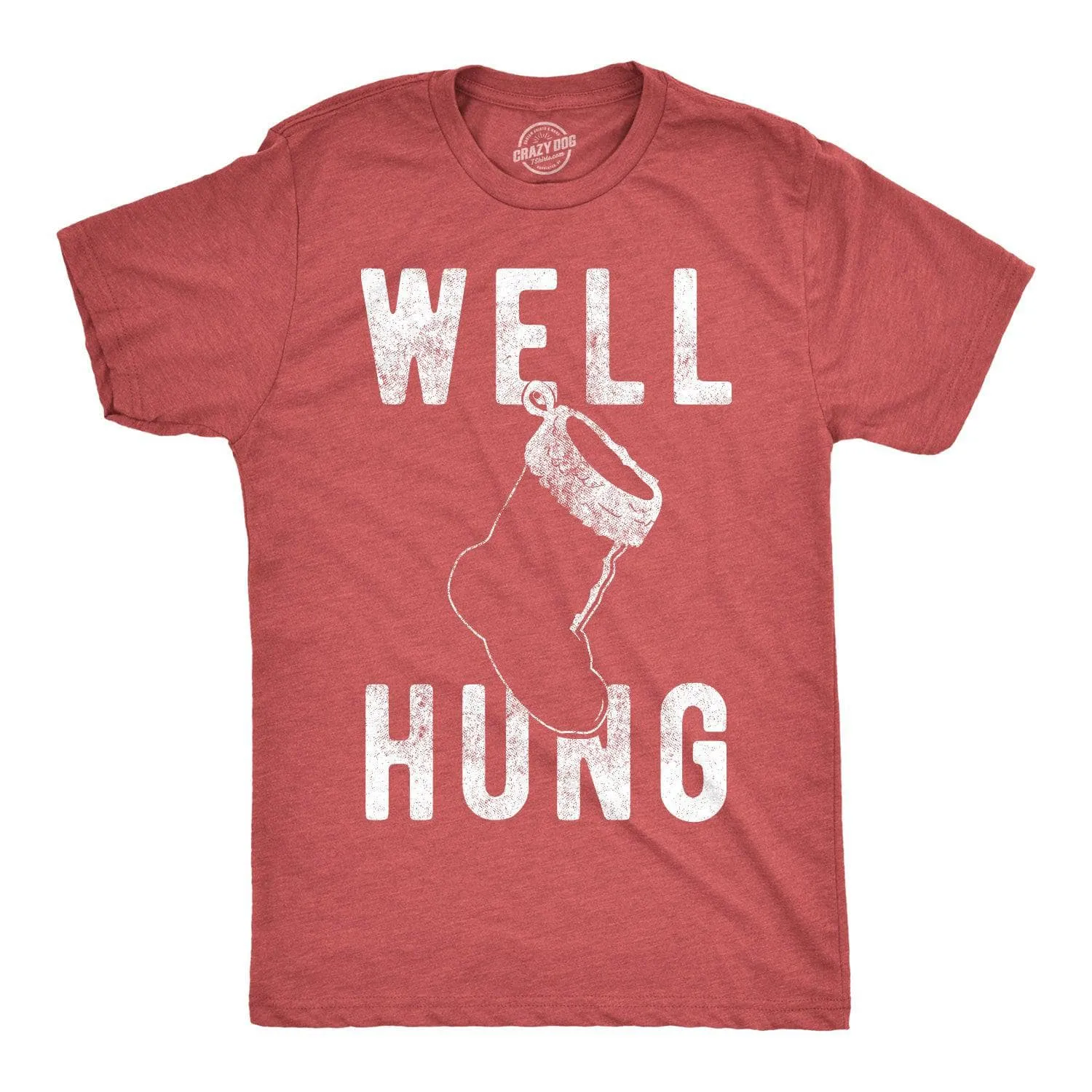 Well Hung Men's T Shirt sold by Crazy Dog T-Shirts