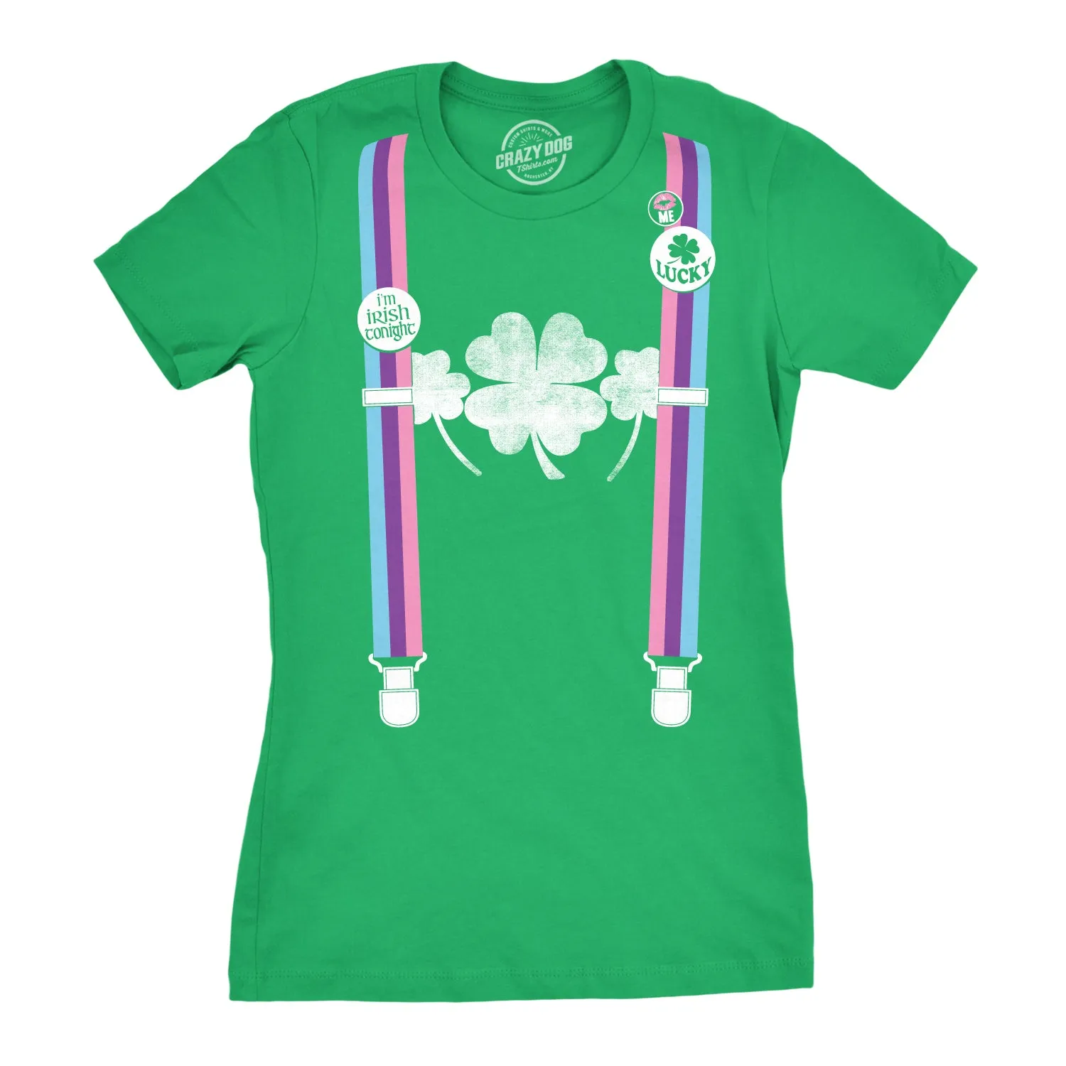 Rainbow Suspenders Women's T Shirt sold by Crazy Dog T-Shirts