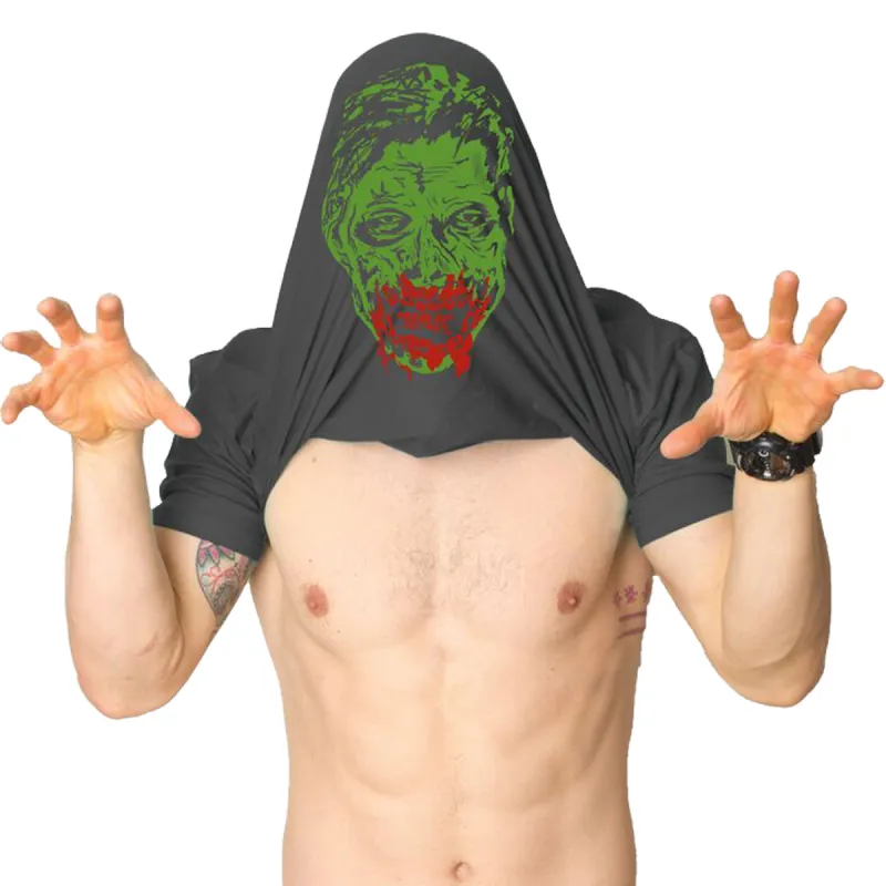 Ask Me About My Zombie Disguise Flip Men's T Shirt sold by Crazy Dog T-Shirts