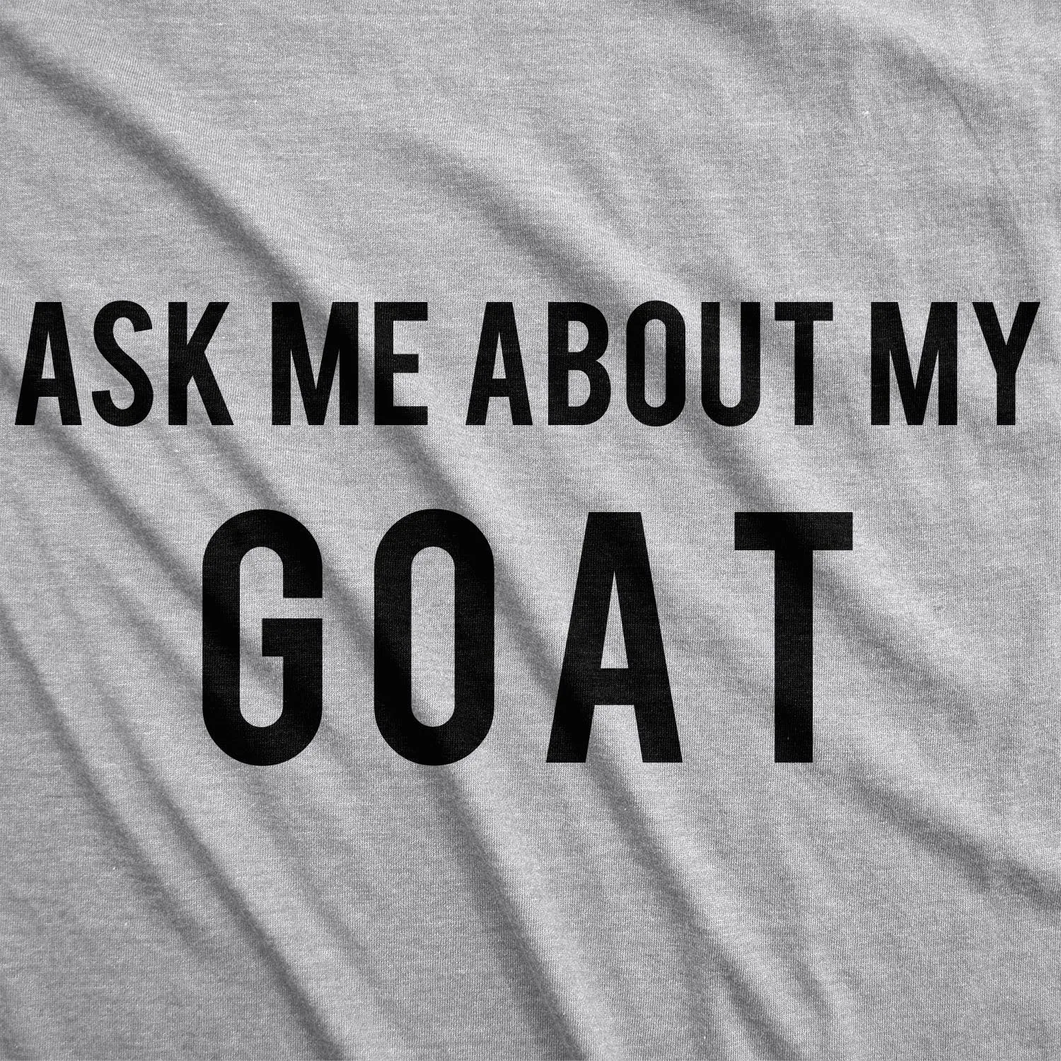 Ask Me About My Goat Flip Women's T Shirt sold by Crazy Dog T-Shirts product image thumbnail 3