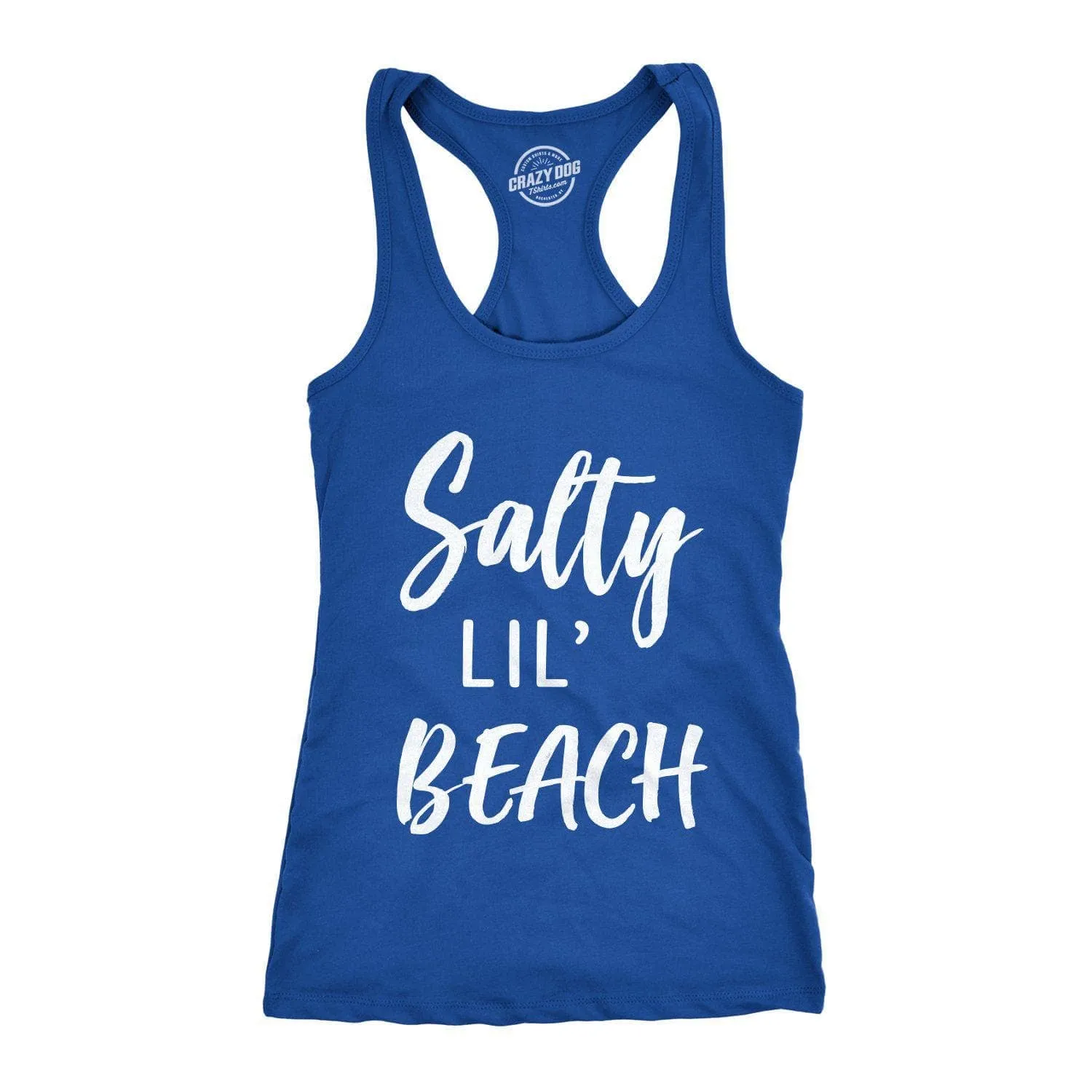Salty Lil Beach Women's Tank Top sold by Crazy Dog T-Shirts
