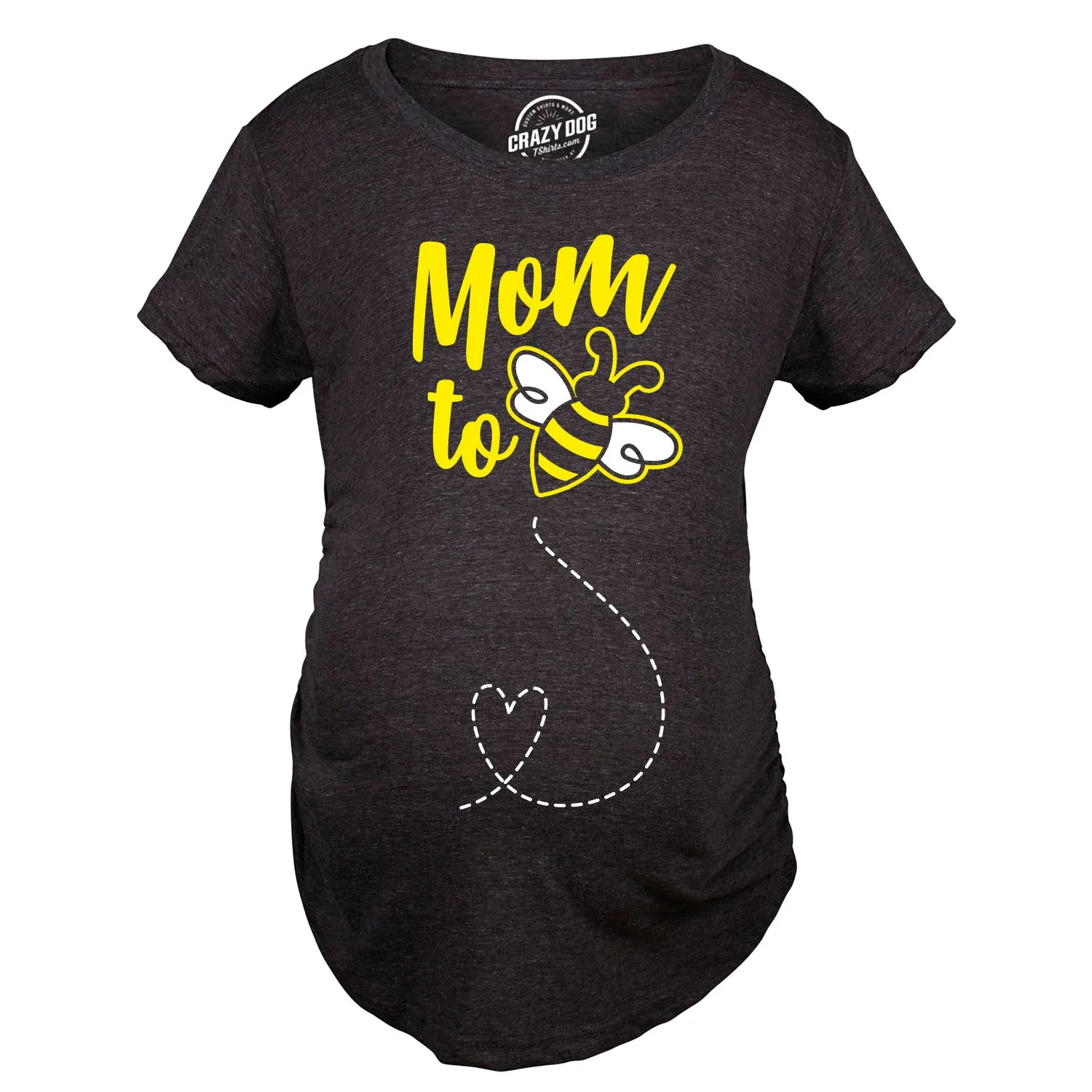 Mom To Bee Maternity T Shirt sold by Crazy Dog T-Shirts product image thumbnail 2