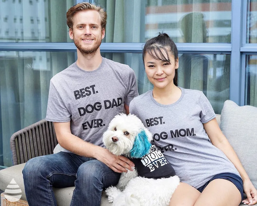 Best Dog Mom Ever Women's T Shirt sold by Crazy Dog T-Shirts product image thumbnail 3
