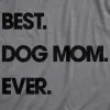 Best Dog Mom Ever Women's T Shirt sold by Crazy Dog T-Shirts