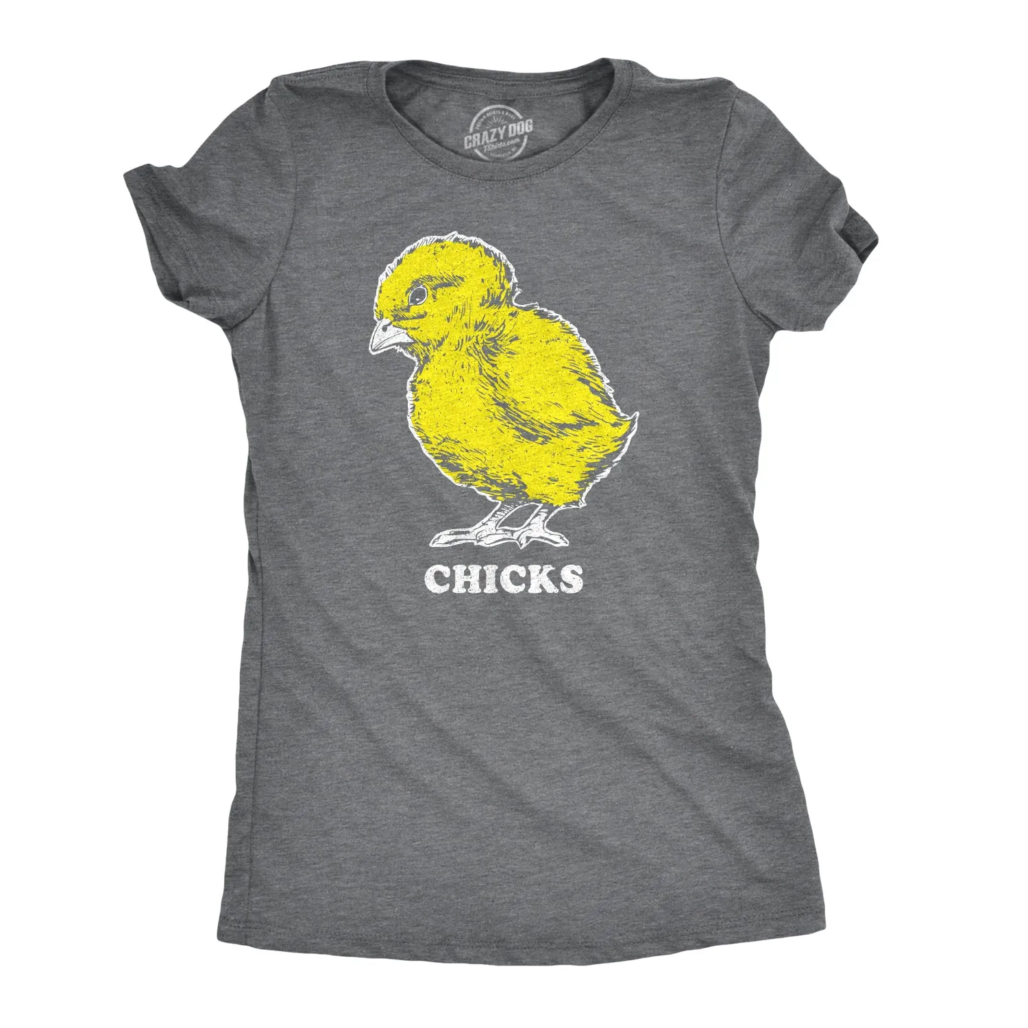Vintage Chicks Women's T Shirt sold by Crazy Dog T-Shirts