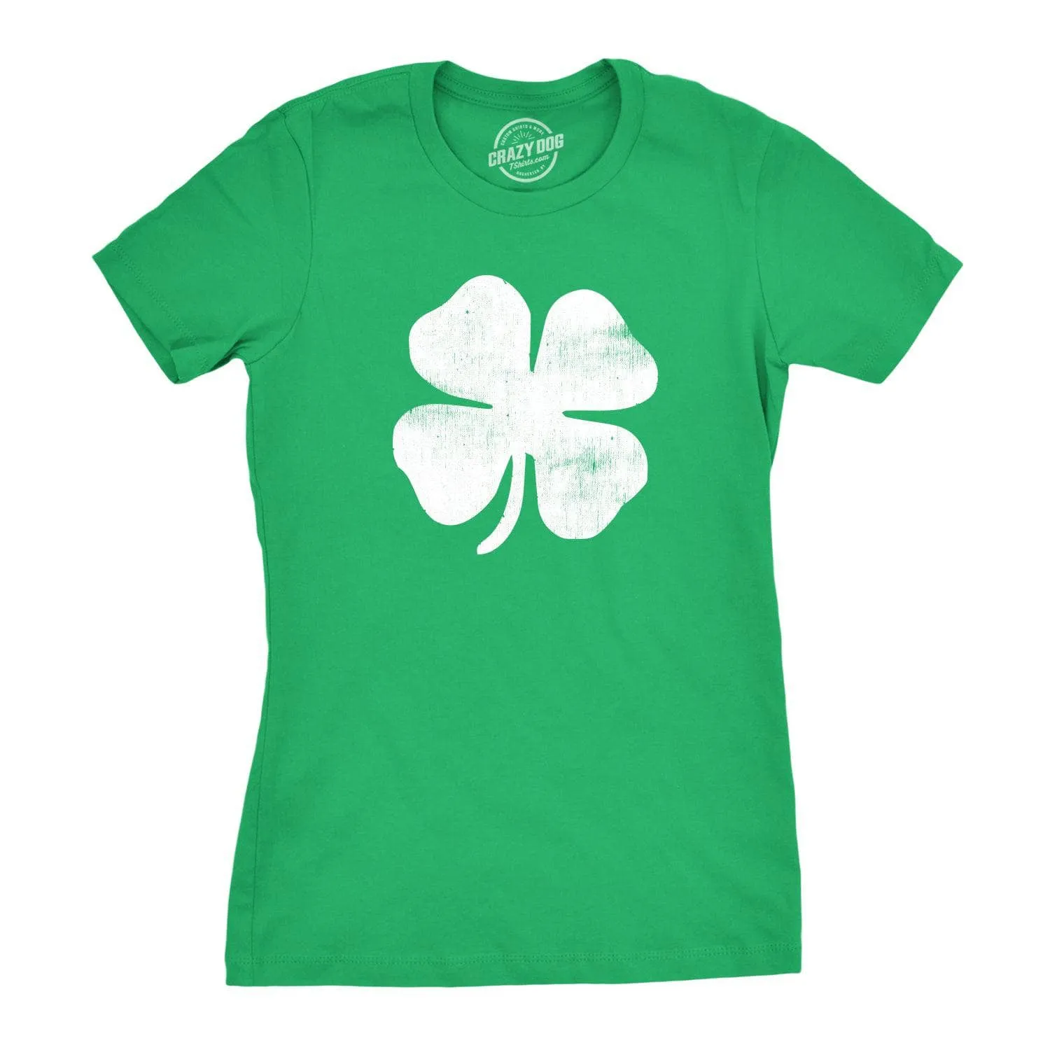 Four Leaf Clover Women's T Shirt sold by Crazy Dog T-Shirts