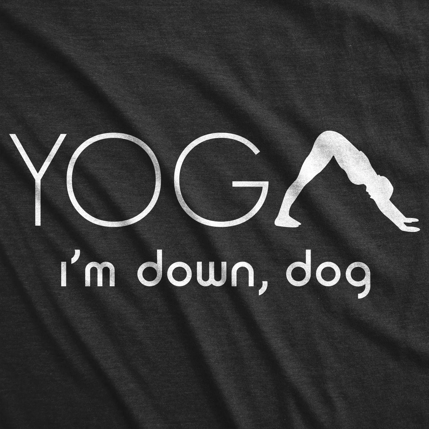 Yoga, I'm Down Dog Women's T Shirt sold by Crazy Dog T-Shirts product image thumbnail 2