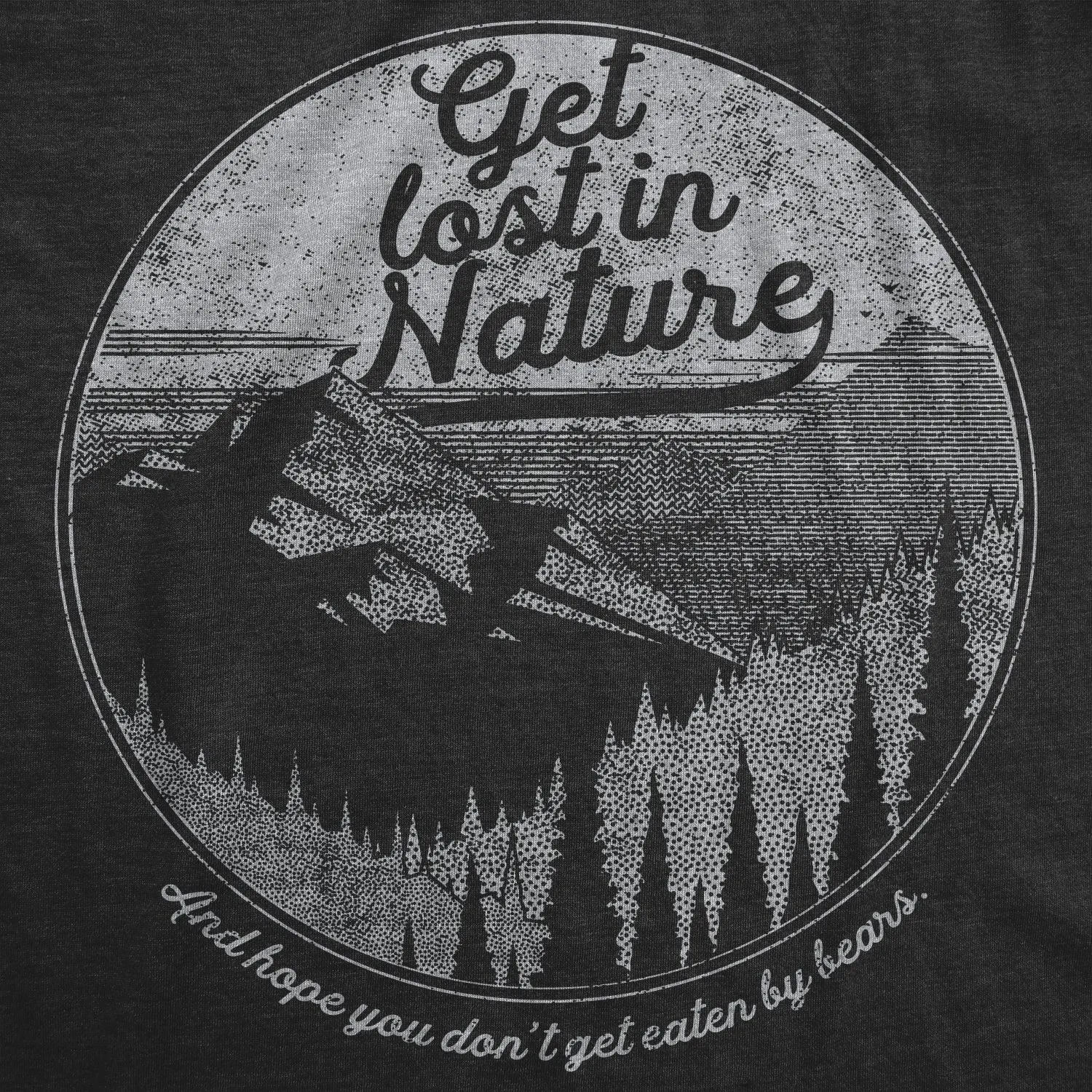 Get Lost In Nature Men's T Shirt sold by Crazy Dog T-Shirts product image thumbnail 2