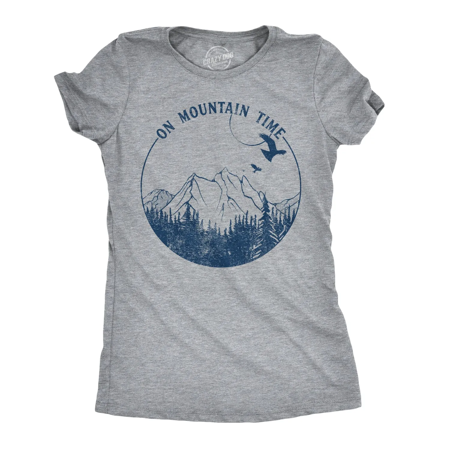 On Mountain Time Women's T Shirt sold by Crazy Dog T-Shirts