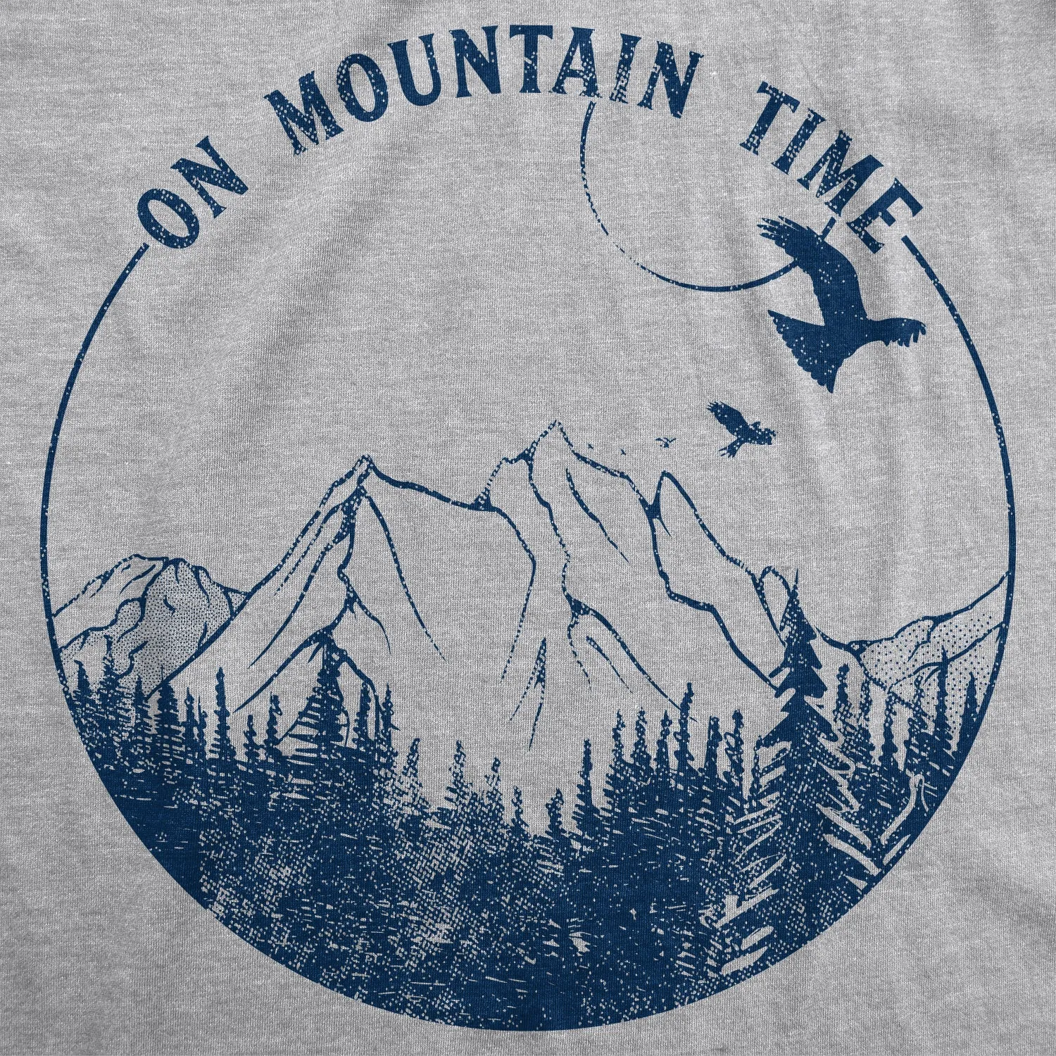 On Mountain Time Women's T Shirt sold by Crazy Dog T-Shirts product image thumbnail 2