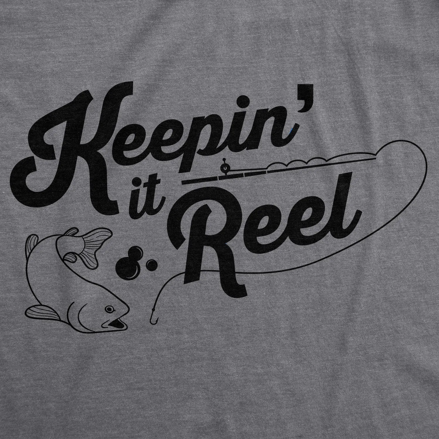 Keepin It Reel Men's T Shirt sold by Crazy Dog T-Shirts product image thumbnail 2