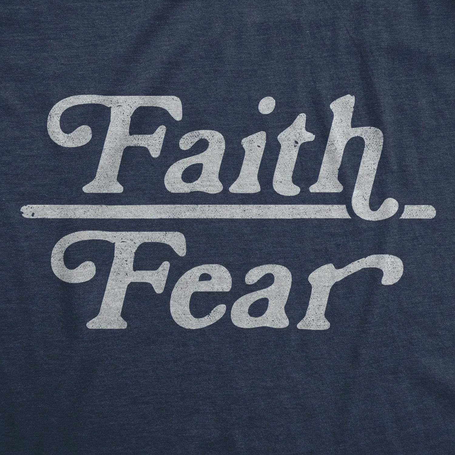 Faith Over Fear Men's T Shirt sold by Crazy Dog T-Shirts product image thumbnail 2