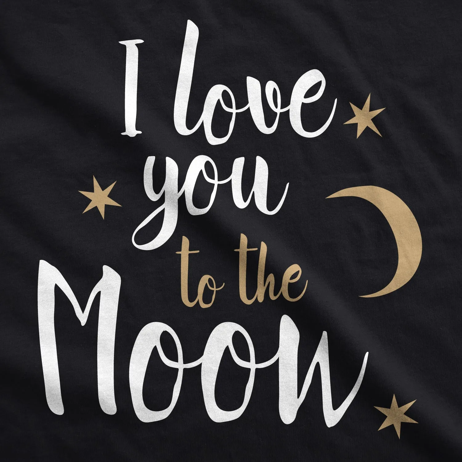 I Love You To The Moon Maternity T Shirt sold by Crazy Dog T-Shirts product image thumbnail 3