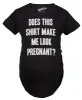 Does This Shirt Make Me Look Pregnant Maternity T Shirt sold by Crazy Dog T-Shirts