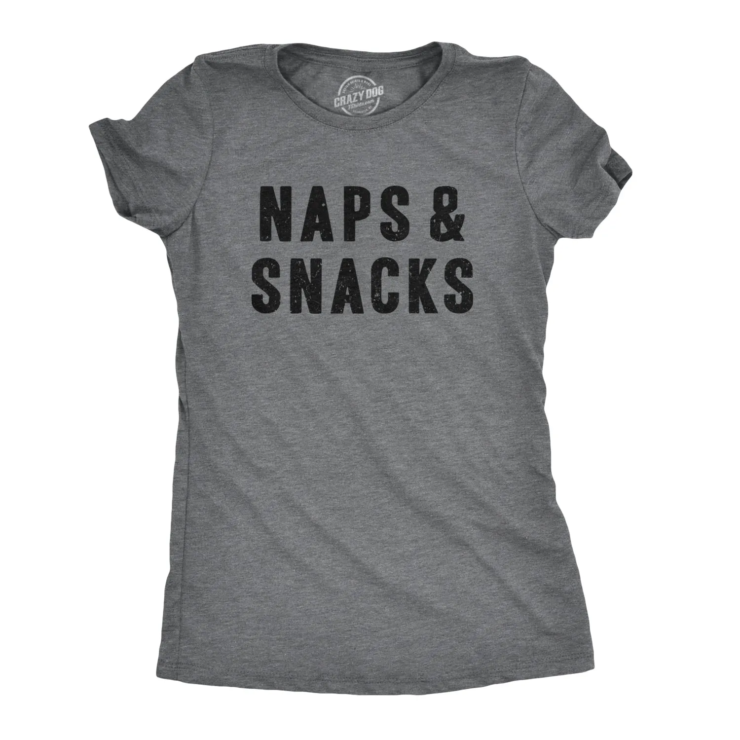 Naps And Snacks Women's T Shirt sold by Crazy Dog T-Shirts