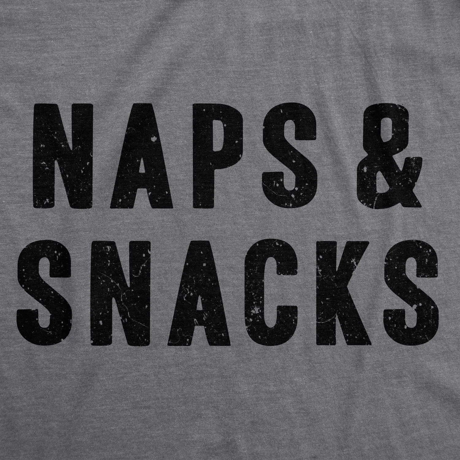 Naps And Snacks Women's T Shirt sold by Crazy Dog T-Shirts product image thumbnail 2