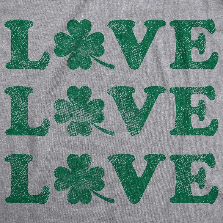 Love Shamrock Women's T Shirt sold by Crazy Dog T-Shirts product image thumbnail 2
