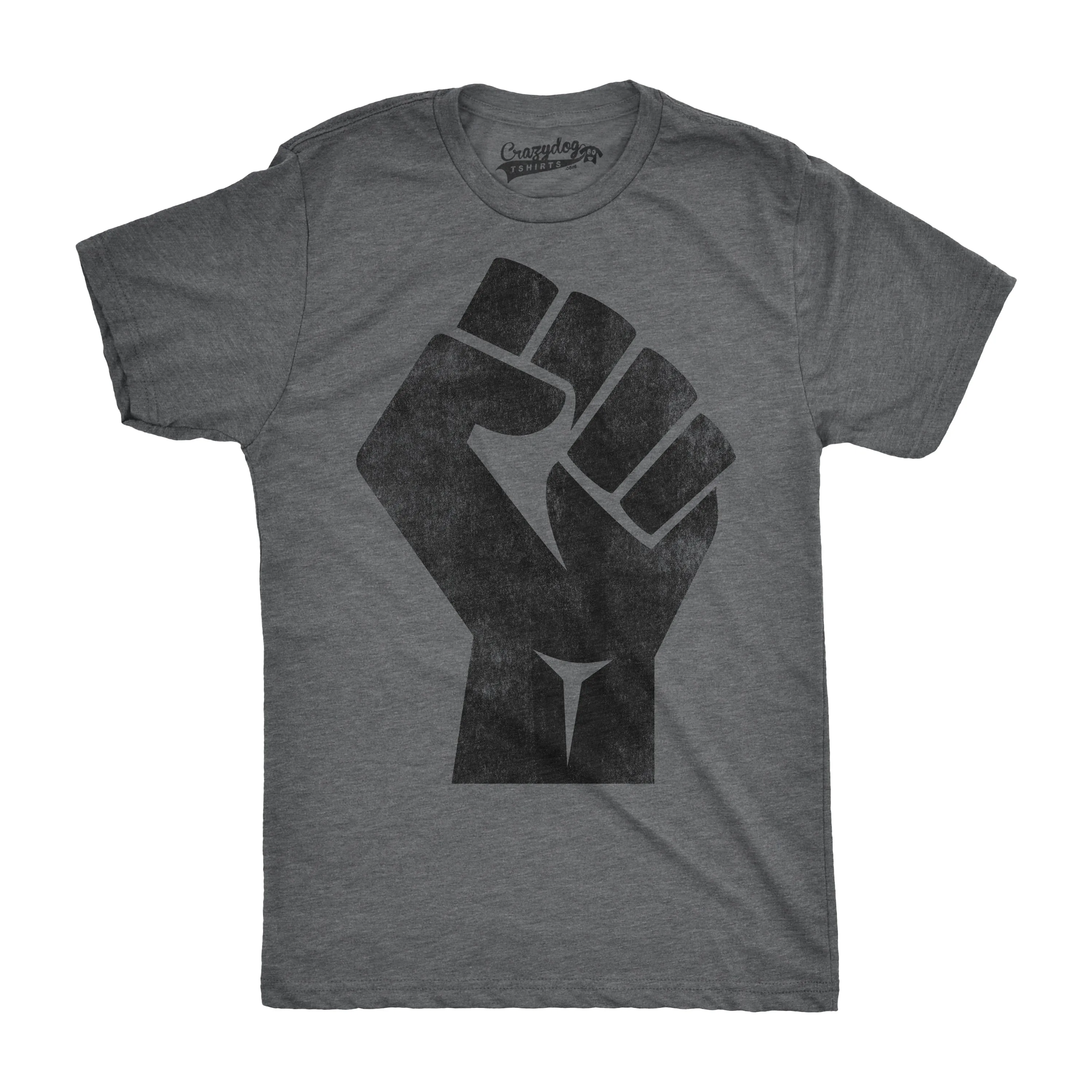 Revolution Fist Men's T Shirt sold by Crazy Dog T-Shirts product image thumbnail 3