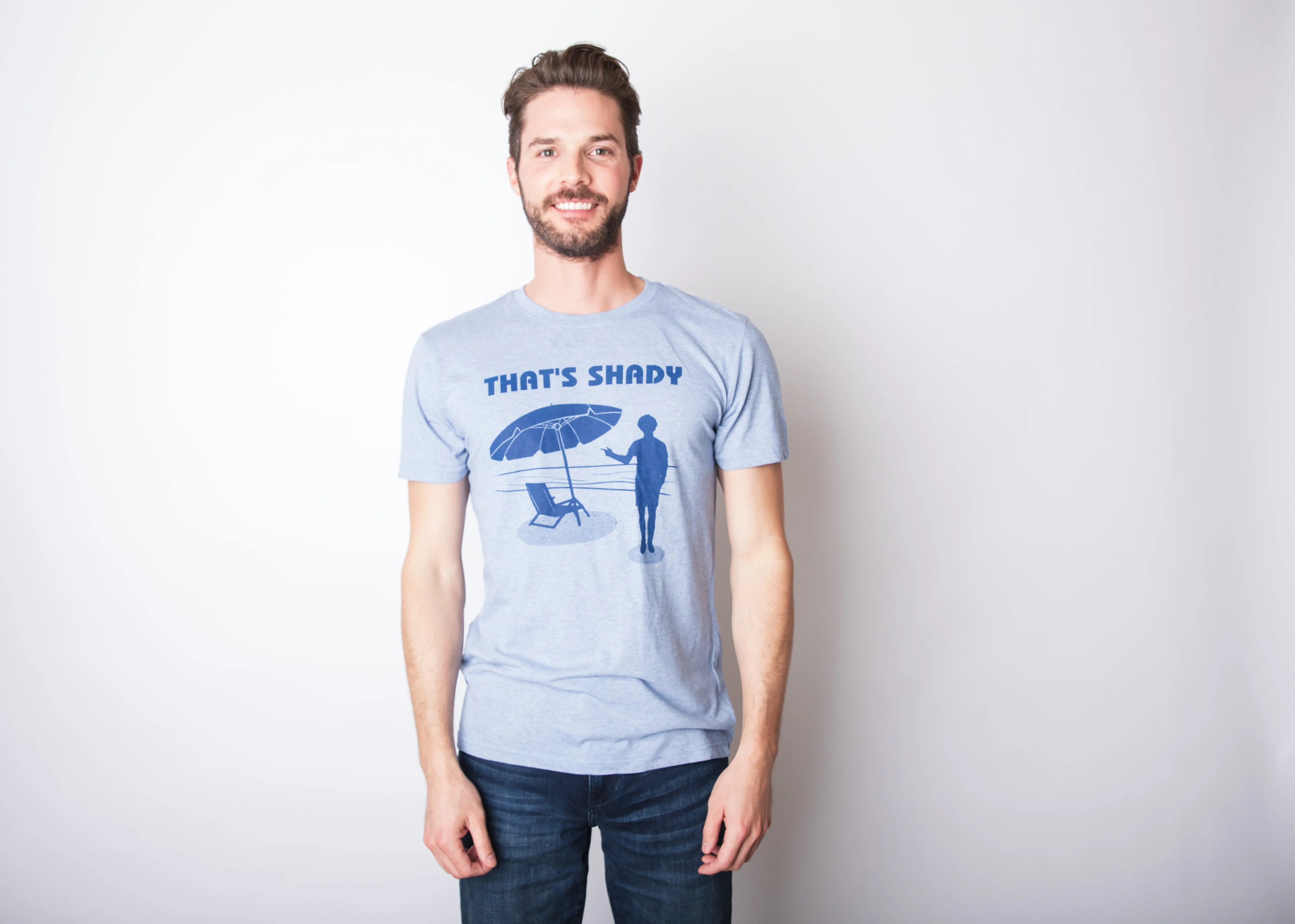 That's Shady Men's T Shirt sold by Crazy Dog T-Shirts product image thumbnail 3