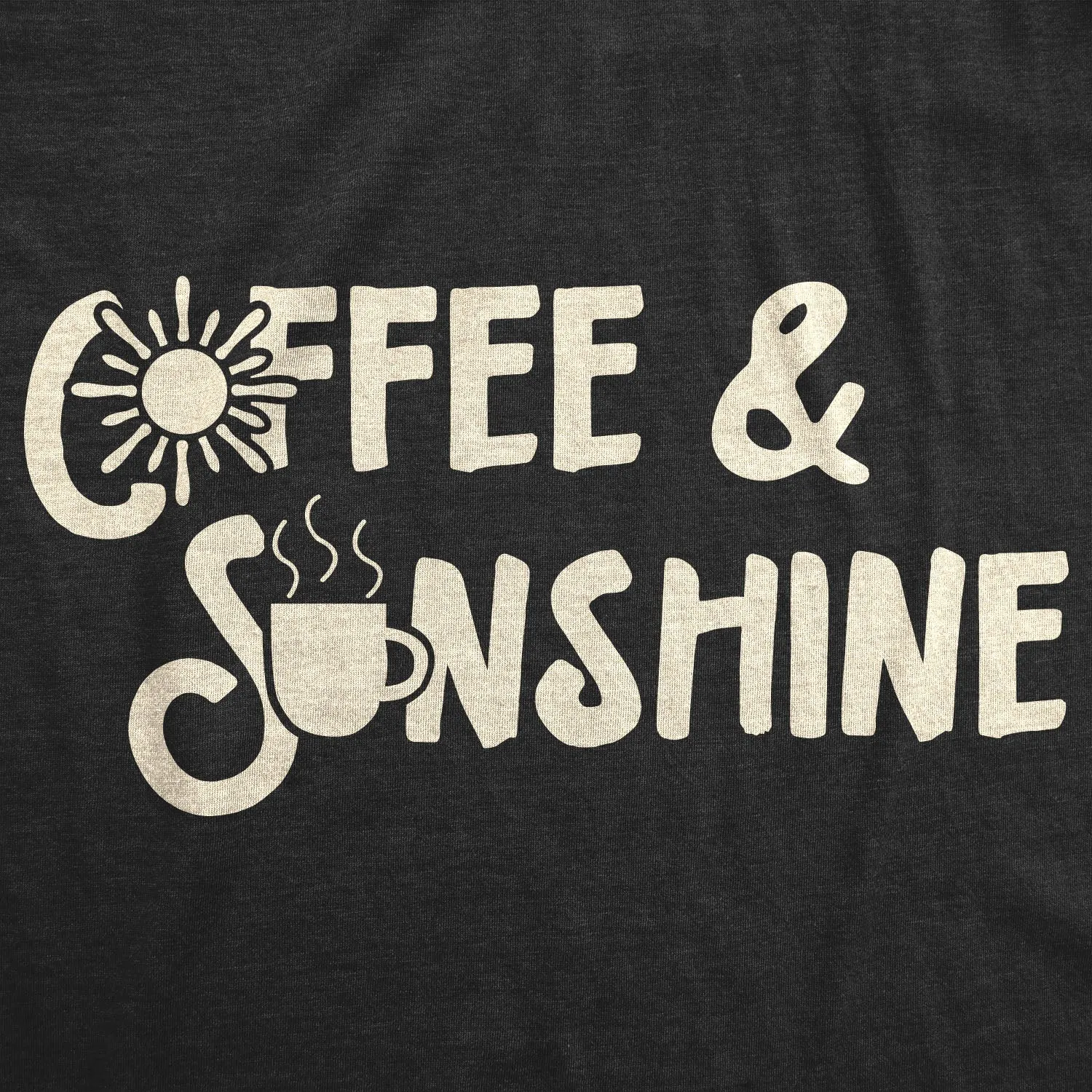 Coffee And Sunshine Women's T Shirt sold by Crazy Dog T-Shirts product image thumbnail 2